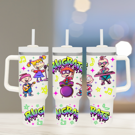 90's Tour - TOP & BOTTOM SET - 40 oz Tumbler UV DTF Transfer Film