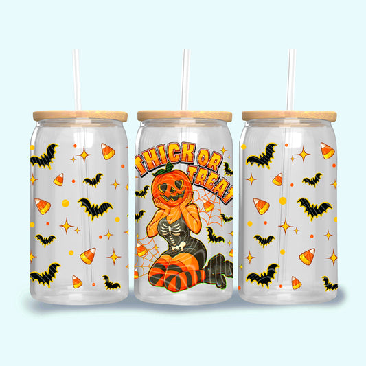 Trick or Treat Halloween Pinup 16oz UV DTF Transfer Film G095
