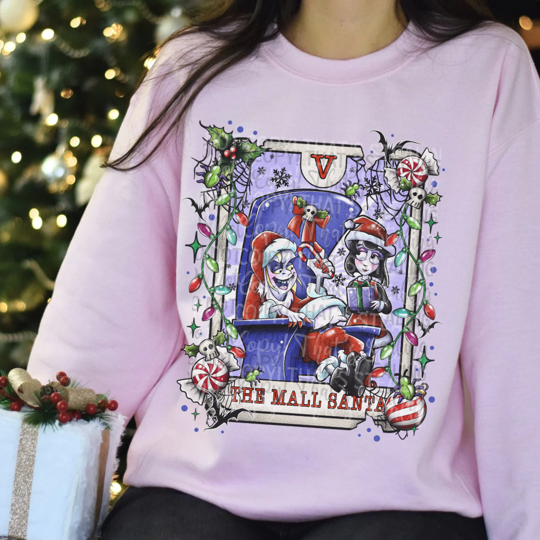 Matching DTF Series - Set Series - Tarot Card Xmas Exclusive: The Mall Santa G104e