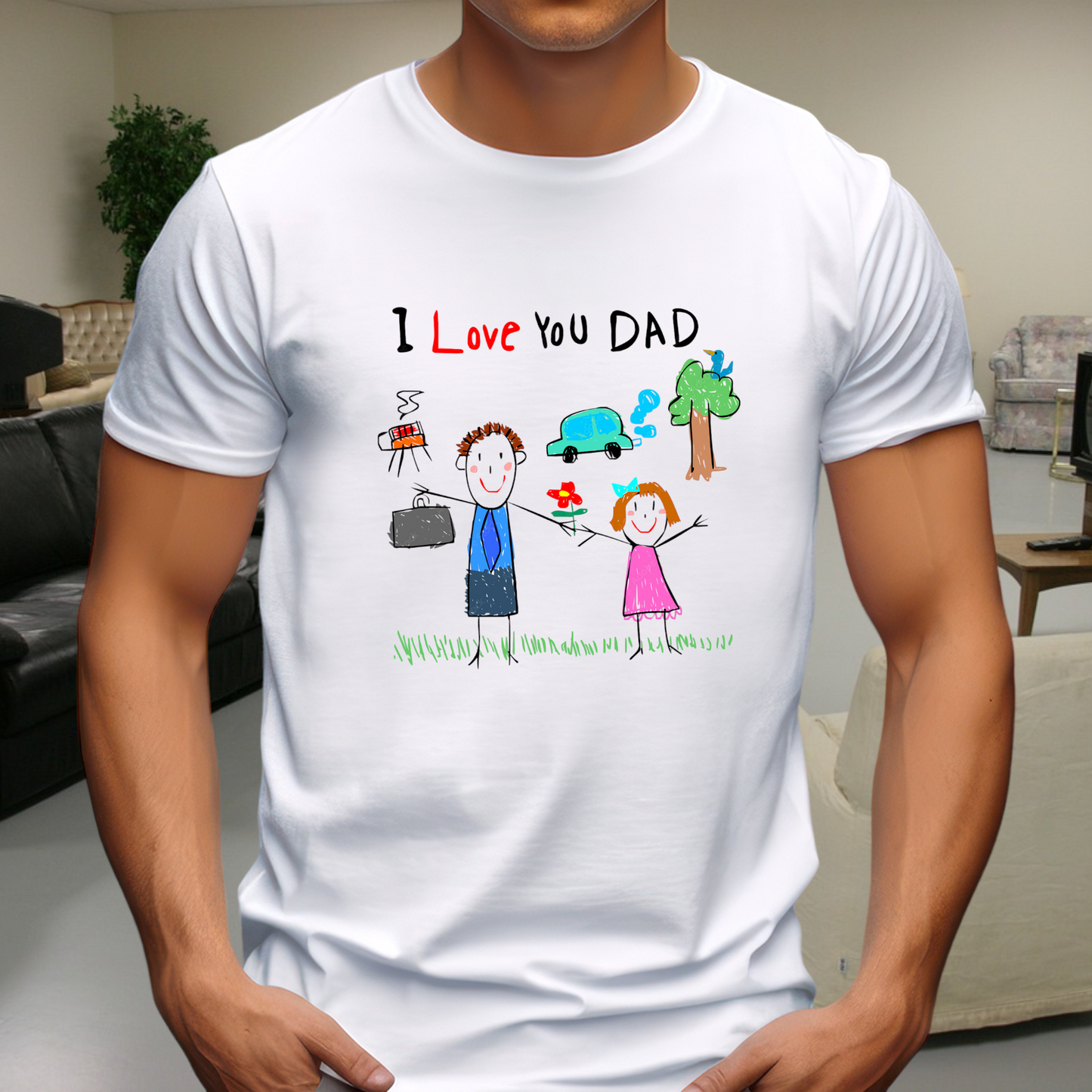Create your child’s Artwork into an custom Adult Cotton T-shirt