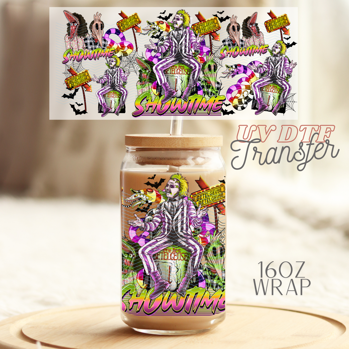 Beetle Stripes - 16oz UV DTF Transfer Film