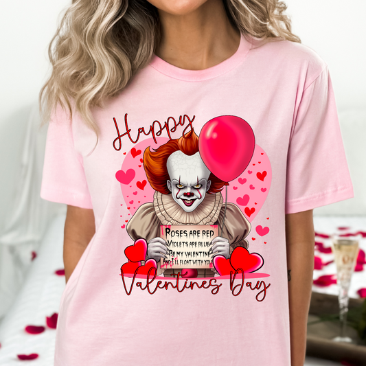 Valentine’s Day Clown - DTF Transfer Film