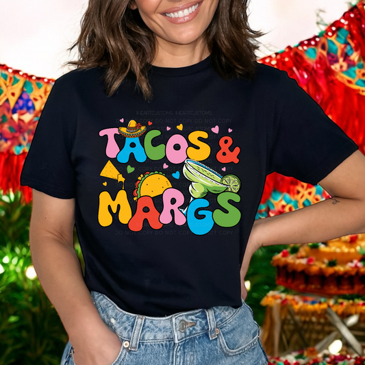 Cinco de Mayo Tacos & Margs DTF Transfer Film CF045