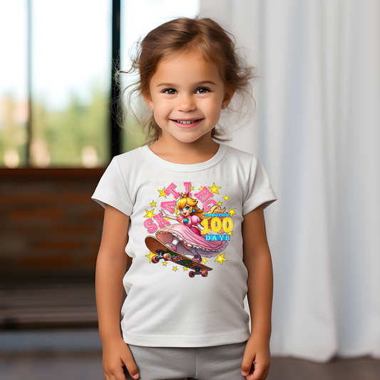 Skating through 100 days Girl Dtf Transfer Film 2195