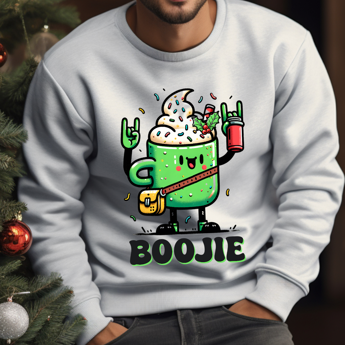 Boogie holiday drink DTF Transfer Film 9376