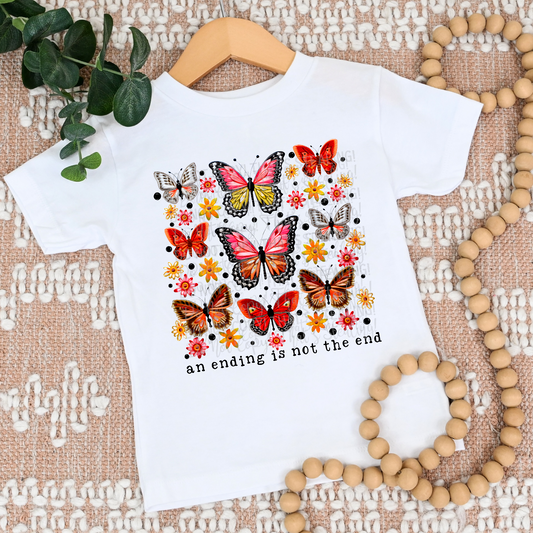 Butterflies Faux Embroidery DTF Transfer Film