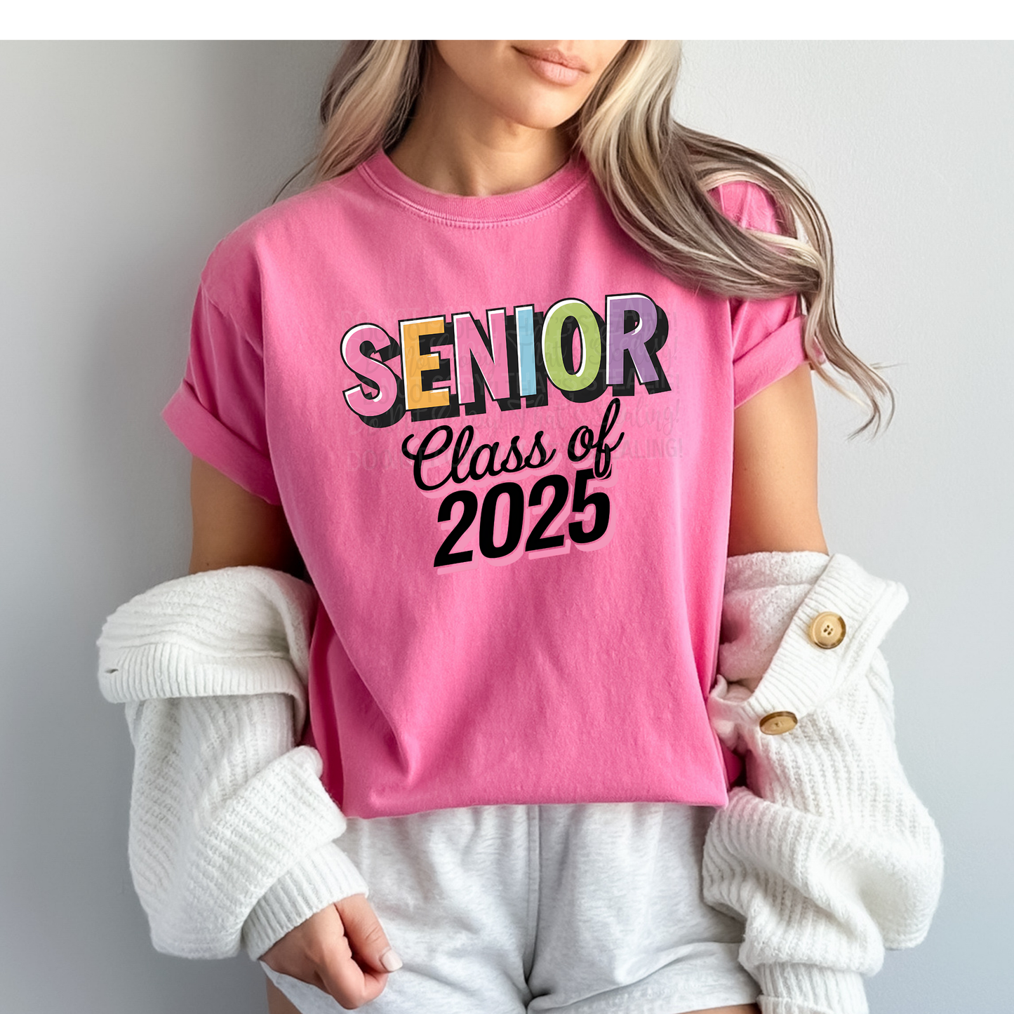 Senior Class of 2025 Graduation DTF Transfer Film CF025