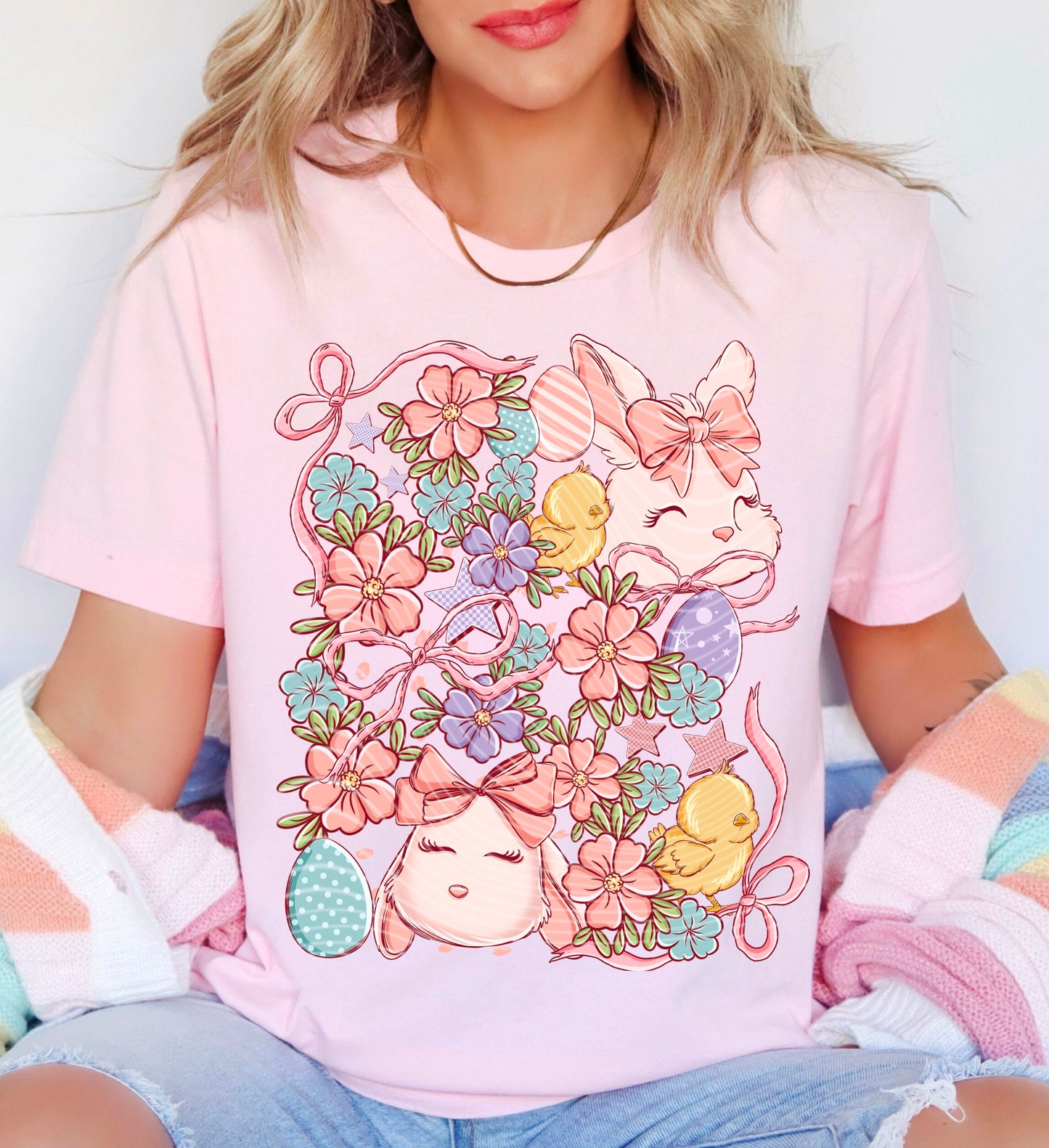 Matching DTF Series - Set Series - Floral Pastel Easter A025