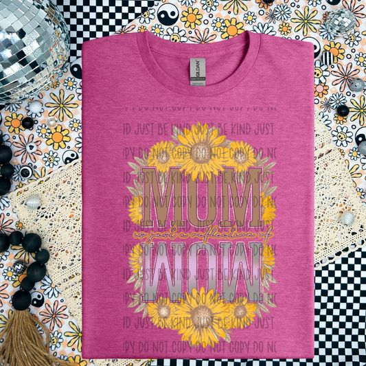 Sunflower Mom DTF Transfer Film SD045