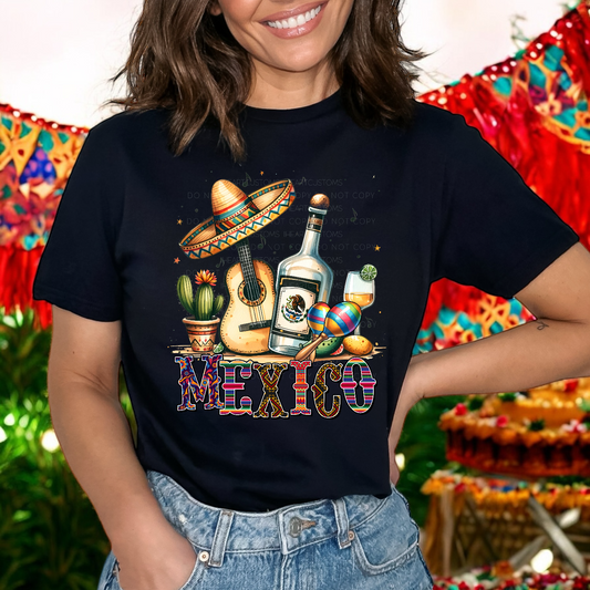 Cinco de Mayo Mexico DTF Transfer Film CF045