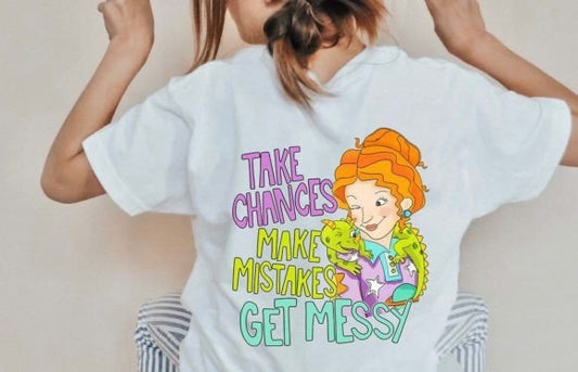 Magic School Bus Teacher Quote DTF Transfer Film