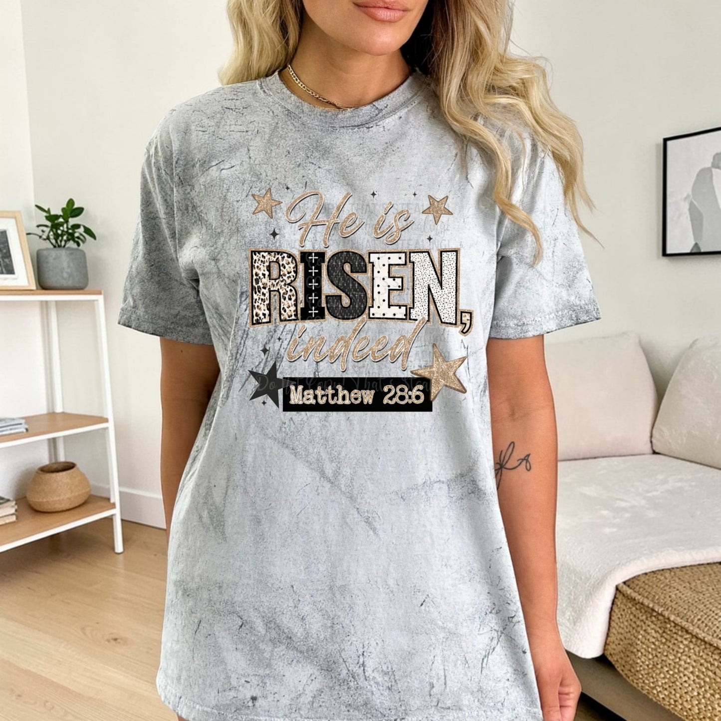 He is Risen DTF Transfer Film SSD0326