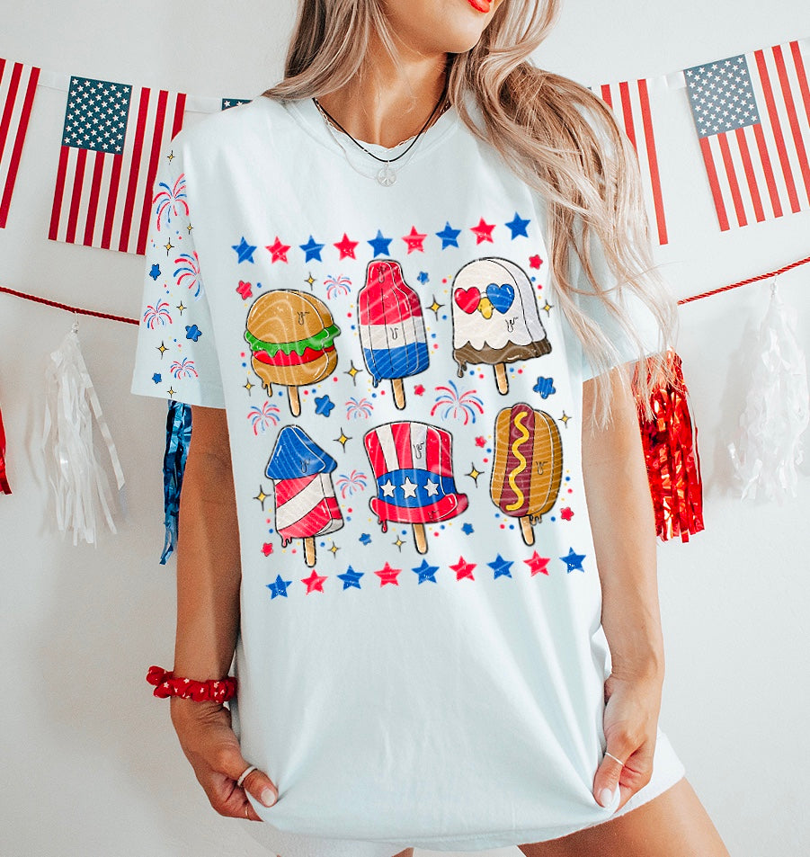 Matching DTF Series - Set Series - July 4th Popsicles Summer Delights