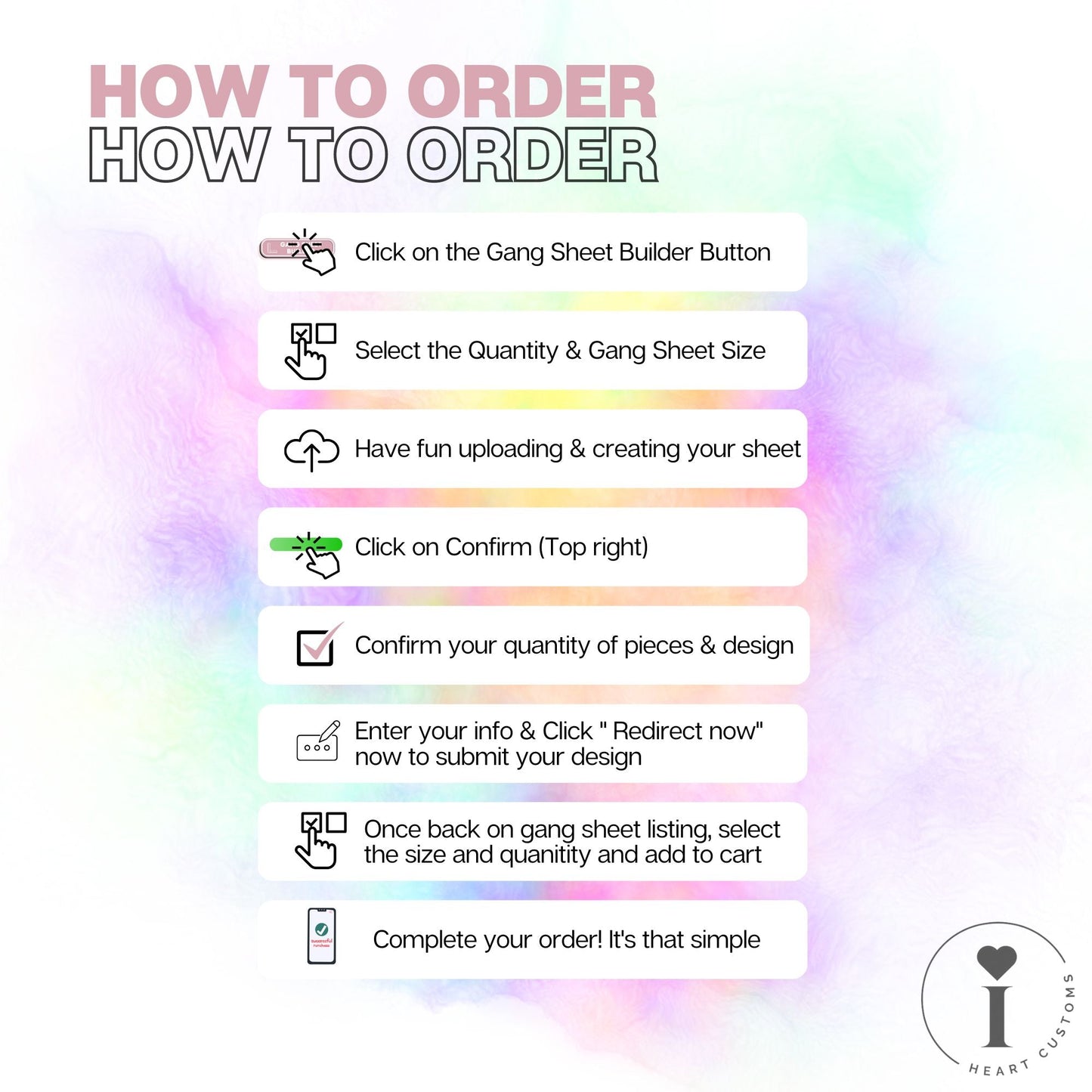 UV DTF Gang Sheet Builder