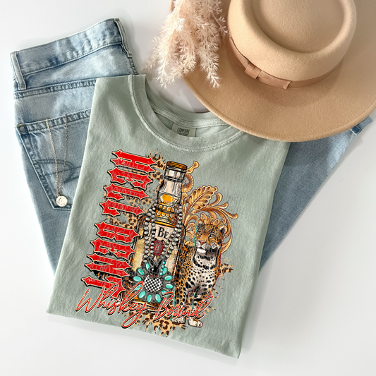 Hell Bent Whiskey bound DTF Transfer Film A055