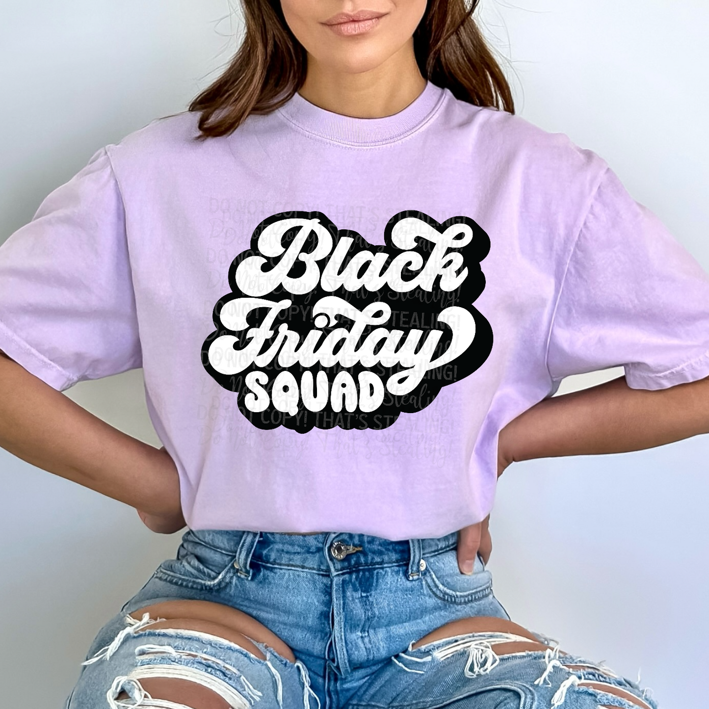 Black Friday Squad DTF Transfer Film CF094