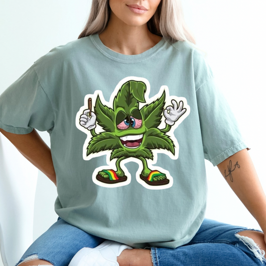 Rasta Weed Leaf DTF Transfer Film