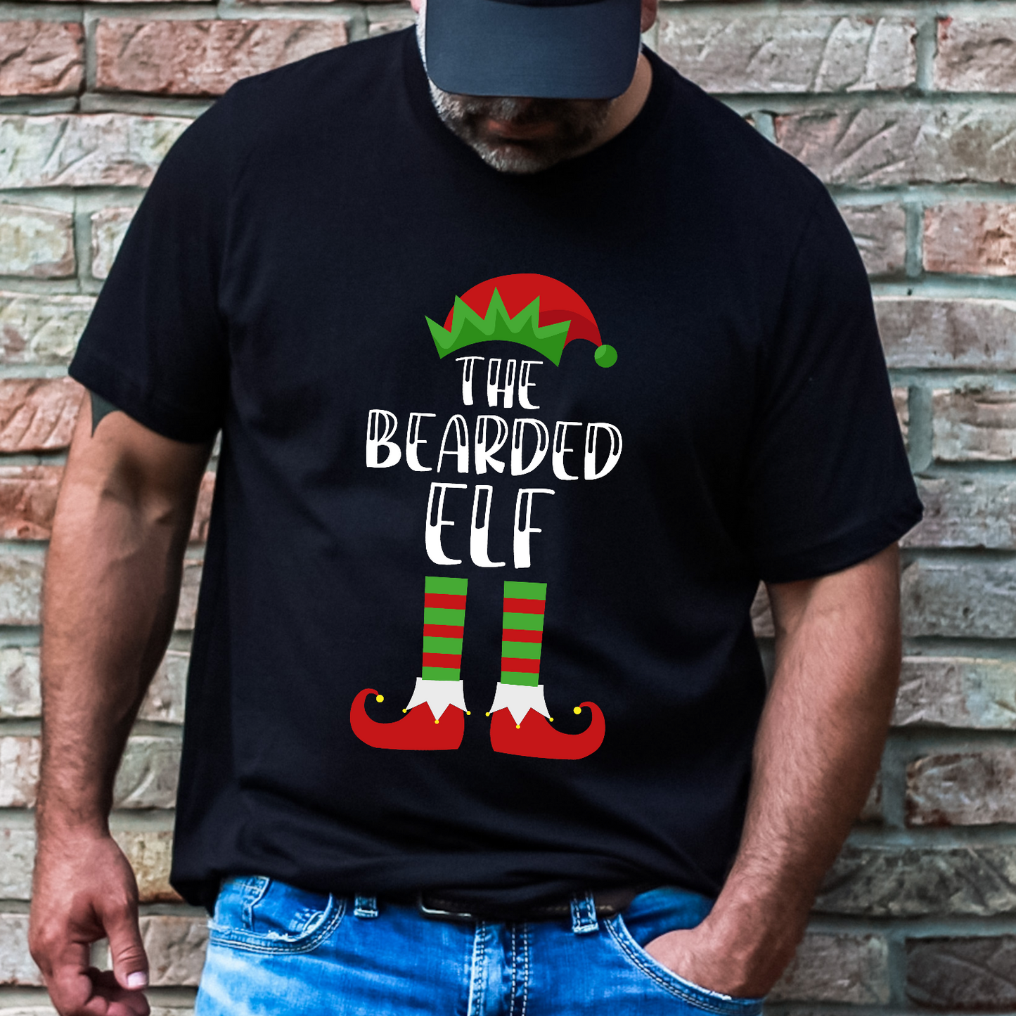 Matching Family Bearded Elf DTF Transfer Film 9433