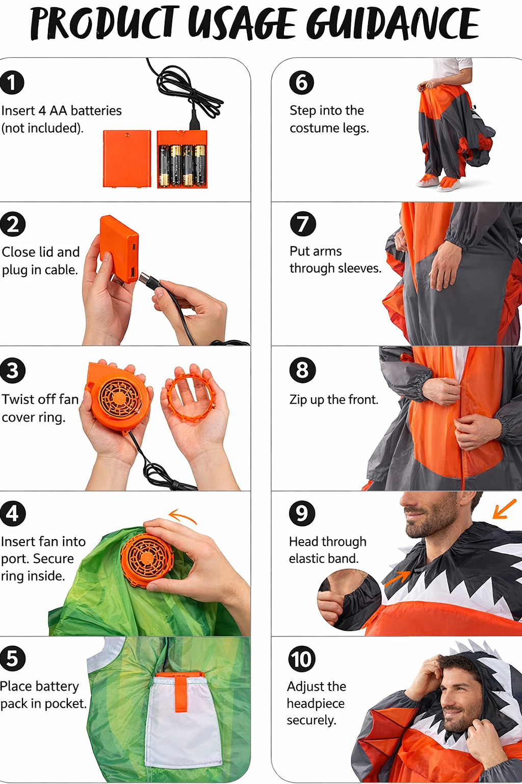 Custom Inflatable T-Rex Costume With Logo | Branded Inflatable Suits for Events, Promotions & Marketing