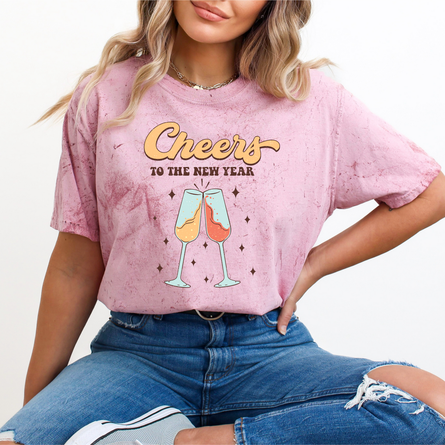New years Cheer DTF Transfer Film 9301