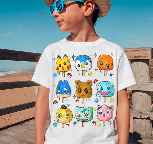 Kids Popsicles v2 Summer DTF Transfer Film