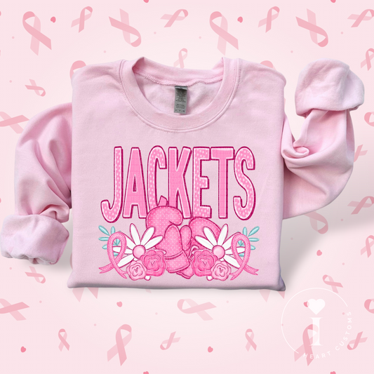 Jackets Breast Cancer Sports Mascot DTF Transfer Film SD074