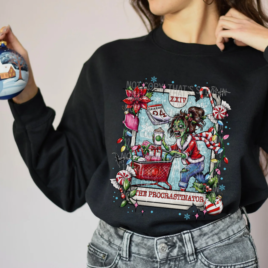 Matching DTF Series - Set Series - Tarot Card Xmas Exclusive: The Procrastinator G104e