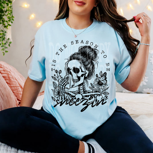 It’s the season to be sneezin’ DTF Transfer Film TE025