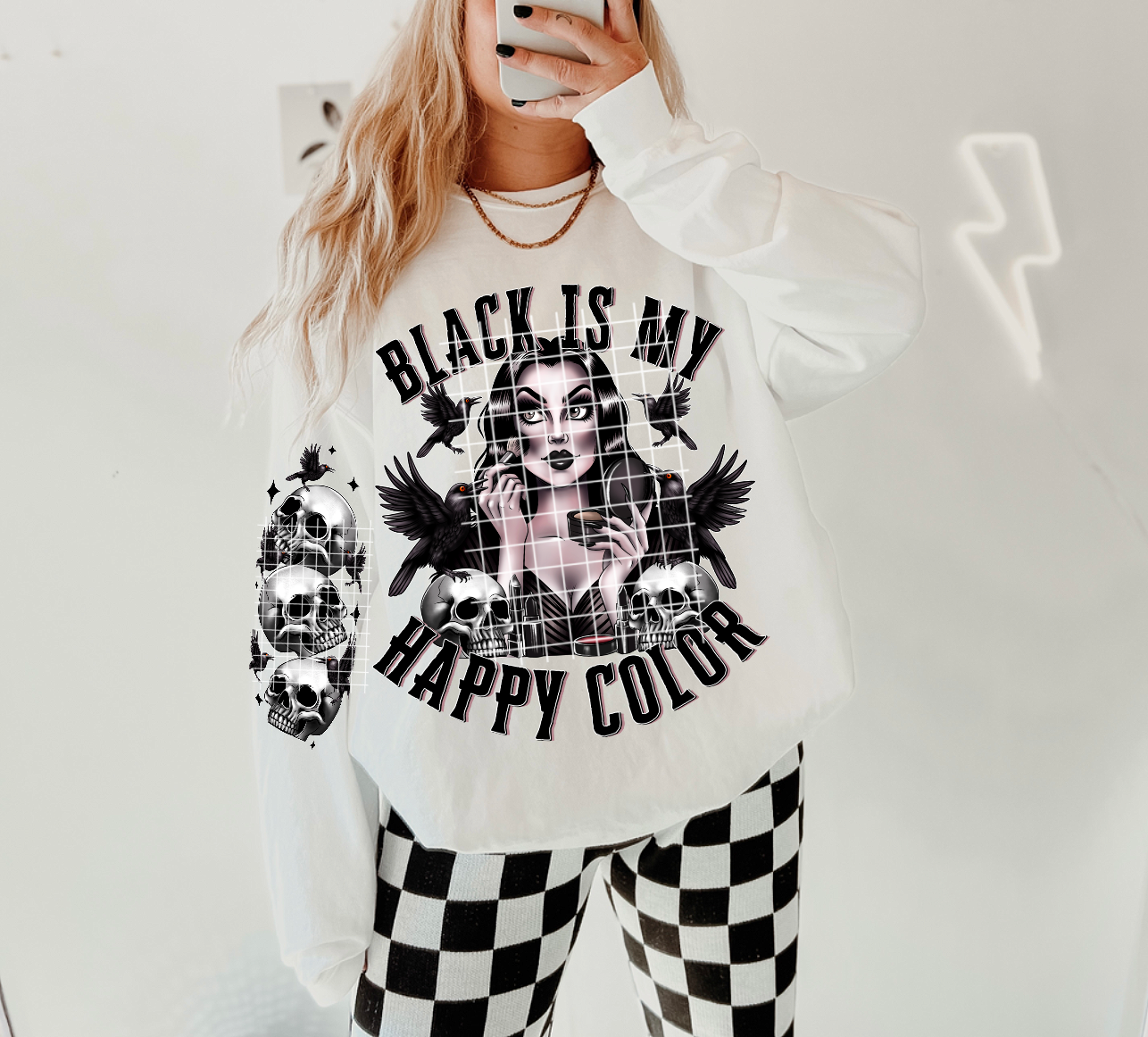 Matching DTF Series - Set Series - Black is my Happy Color