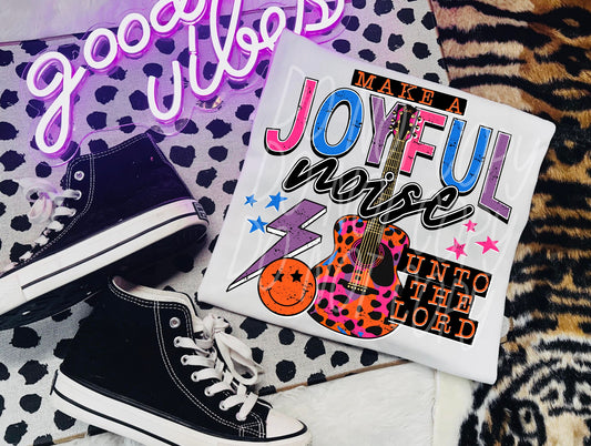 Make a joyful noise until the Lord DTF Transfer Film TE045