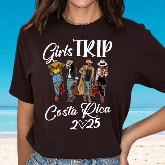 Girls Trip Costa Rica 2025 DTF Transfer Film E035