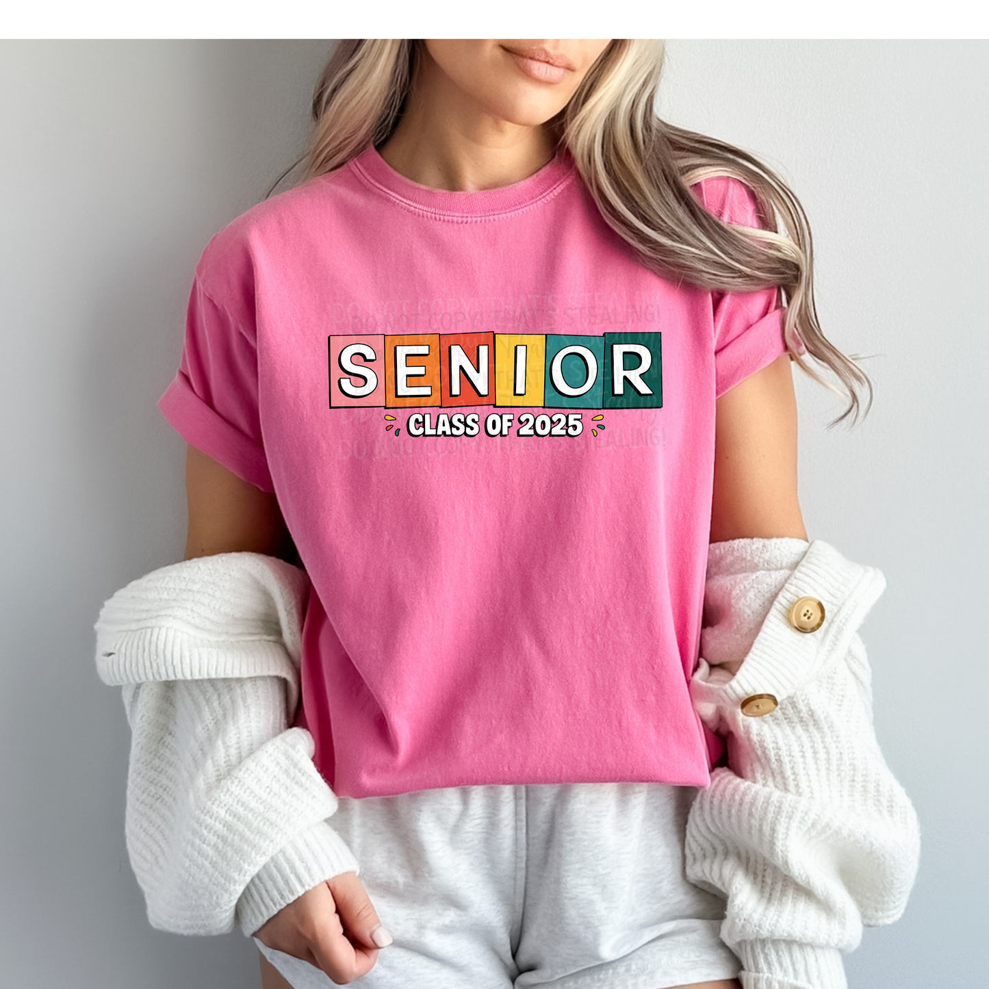 Senior Class of 2025 Graduation DTF Transfer Film CF025
