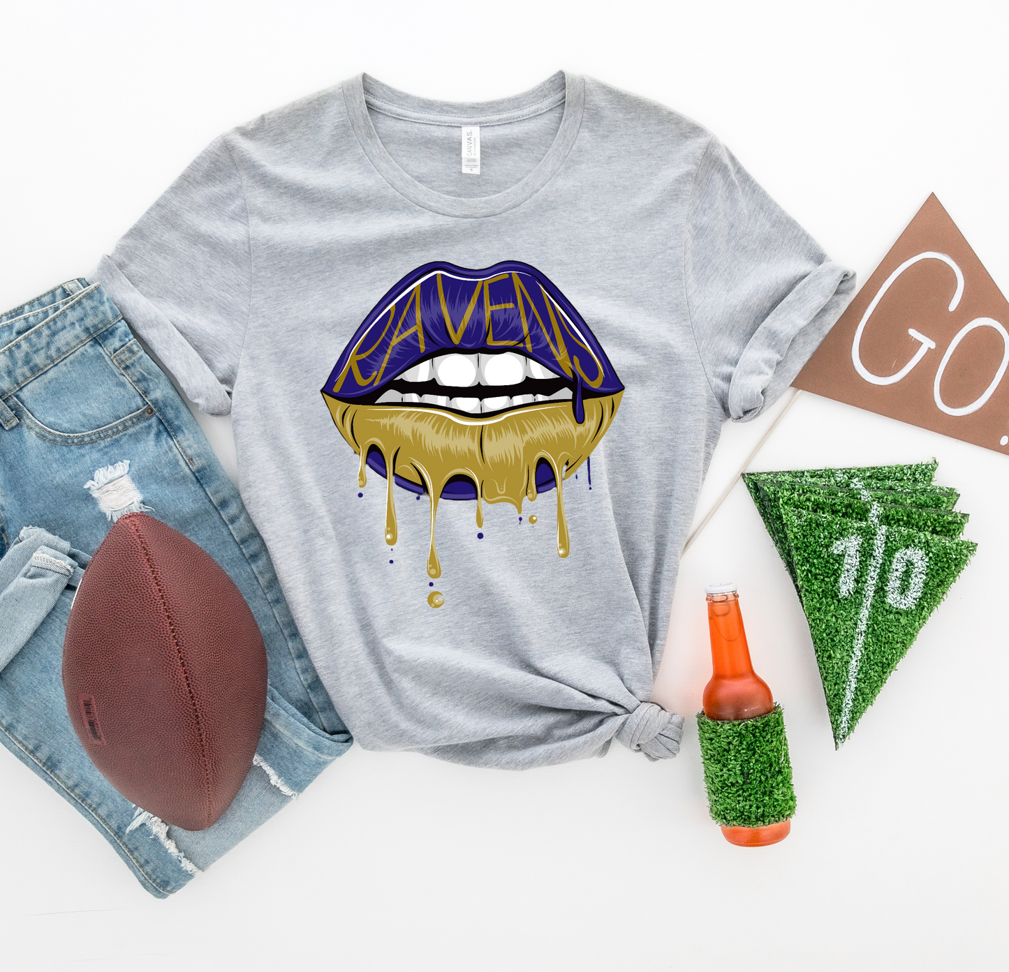 Football Lips L12 FBE DTF Transfer Film