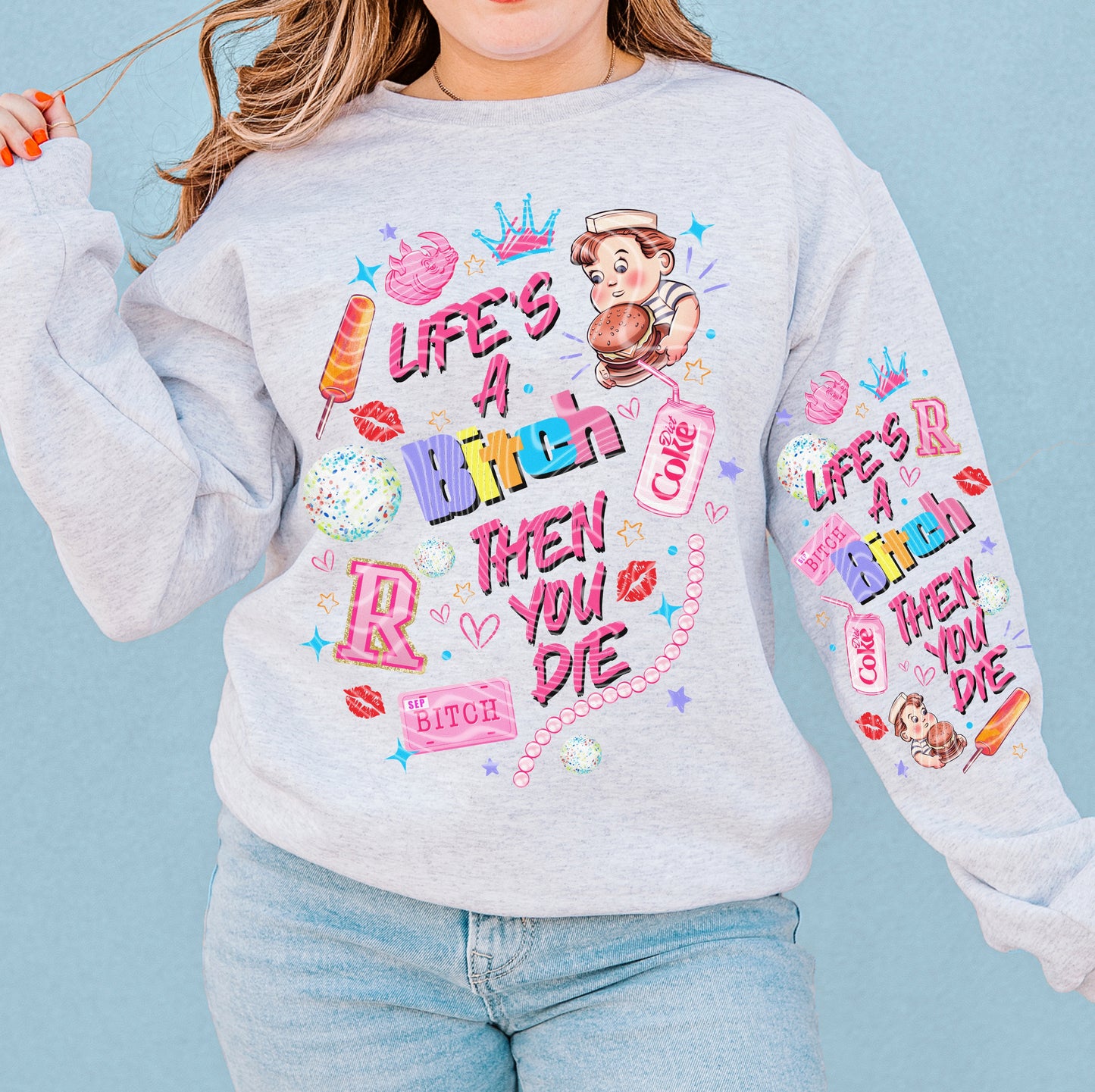 Matching DTF Series - Set Series - Retro Life’s a B… Quote G035