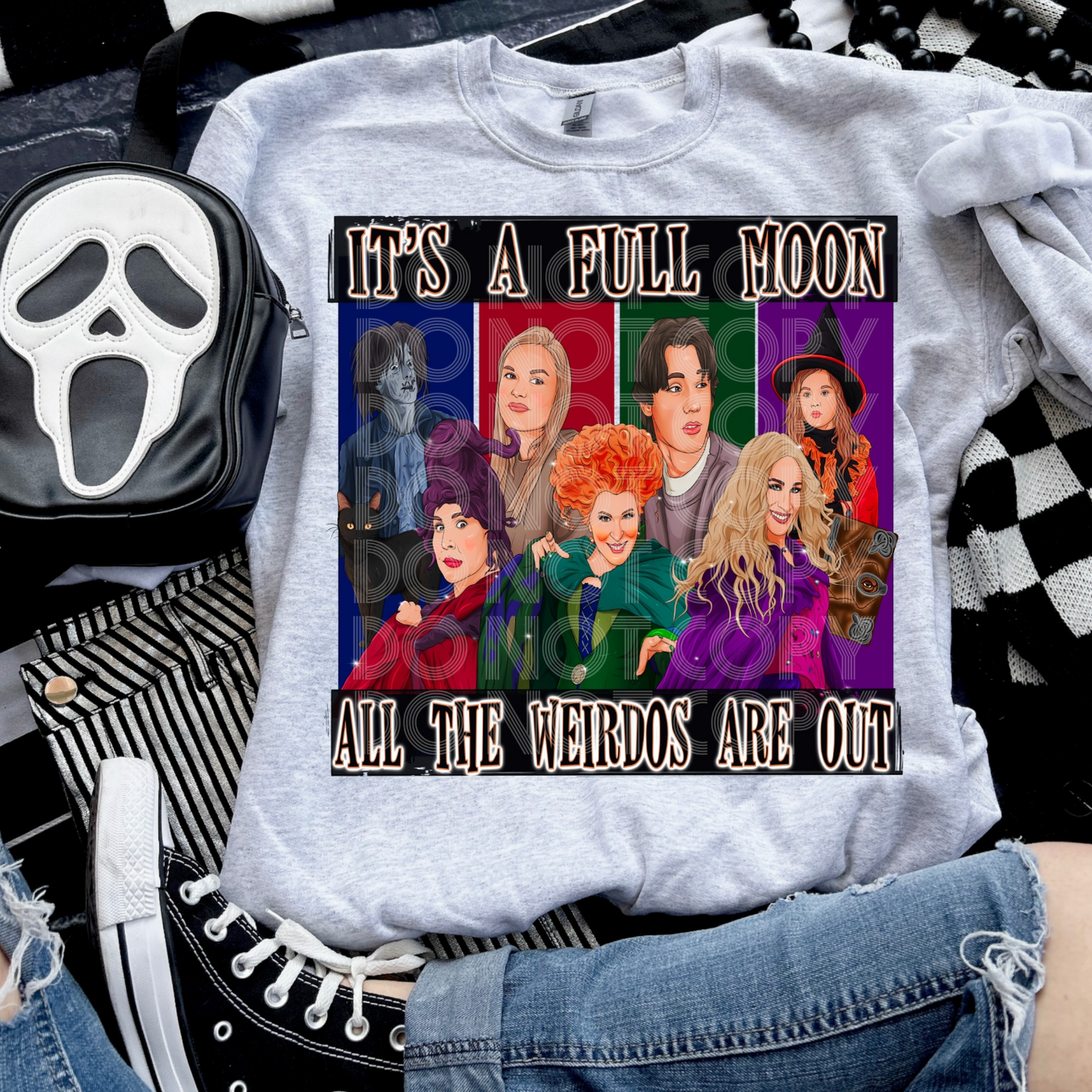 Full Moon Sisters DTF Transfer Film