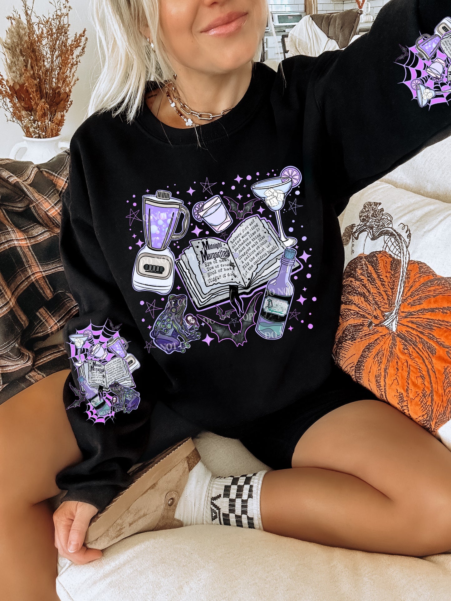 Matching DTF Series - Set Series - Midnight Margaritas Purple No words L084