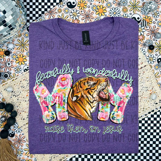 Raised on Jesus DTF Transfer Film SD045