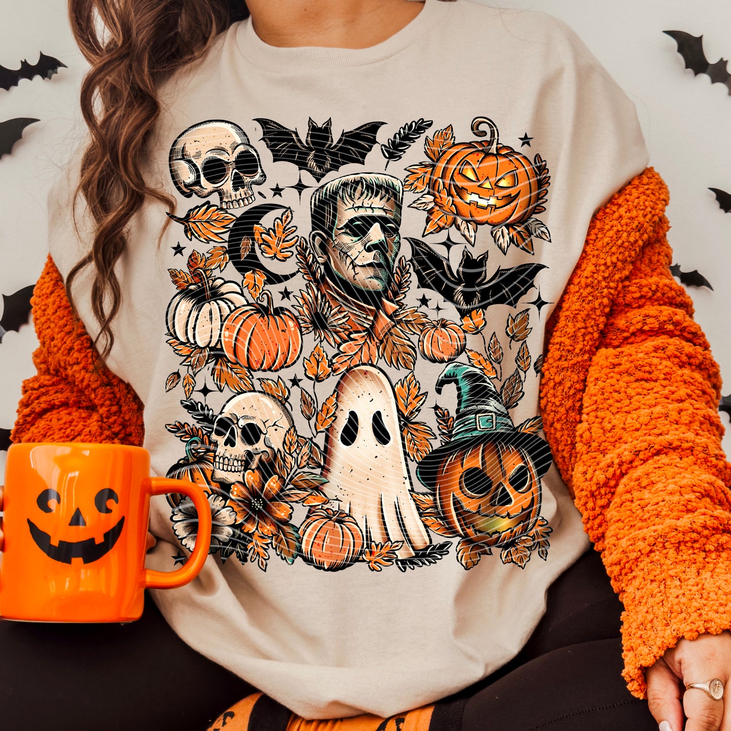 Matching DTF Series - Set Series - Frankenstein and Ghouls A094