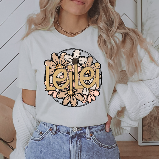 Rustic Floral Series -  Leilei DTF Transfer Film SA025