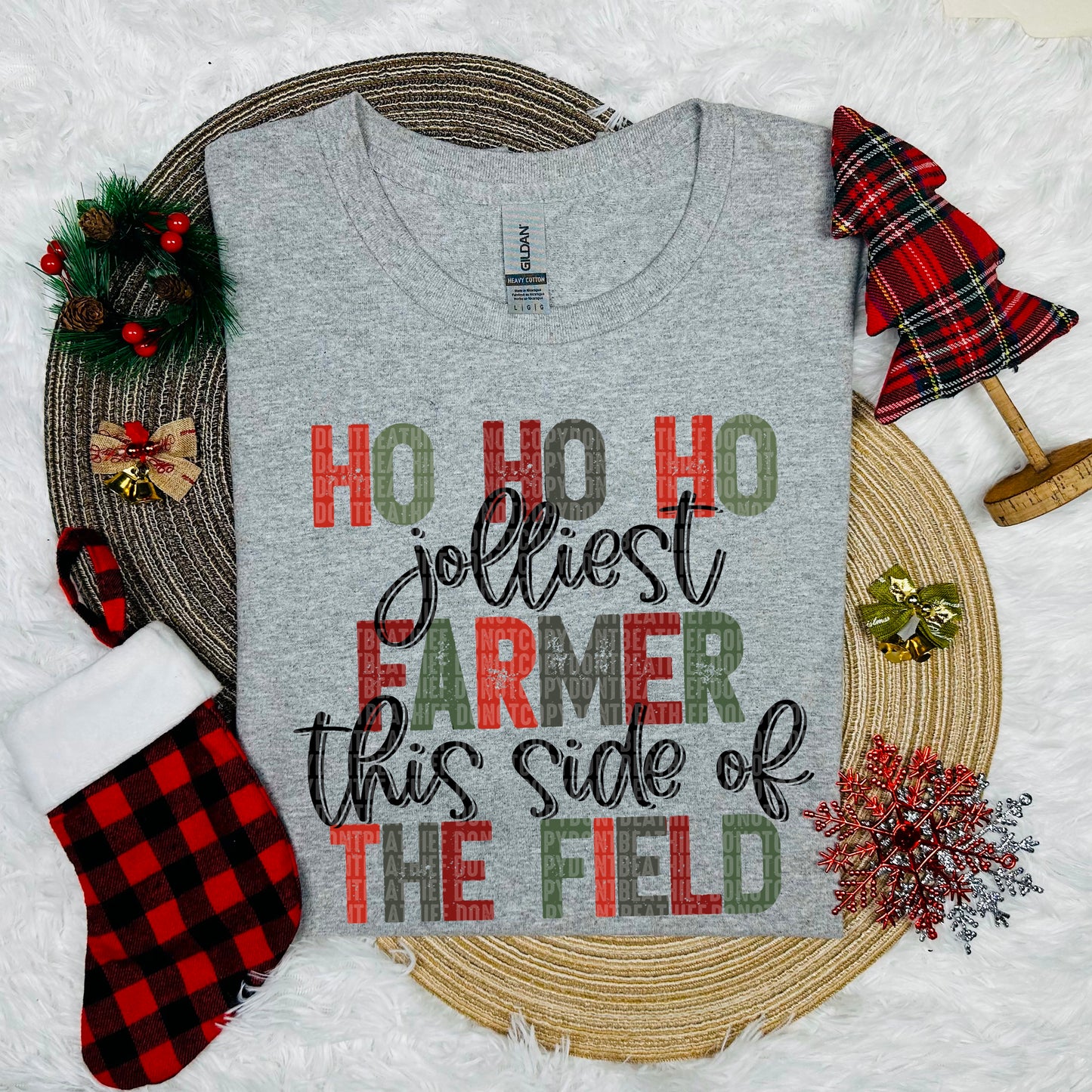 Jolliest Farmer this side of the field DTF Transfer Film SDD104