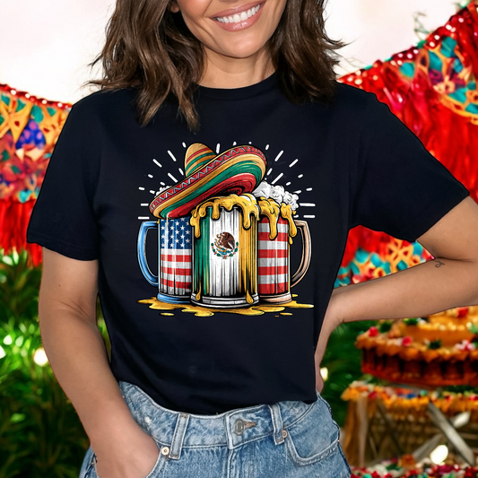 Cinco de Mayo flag beer DTF Transfer Film CF045