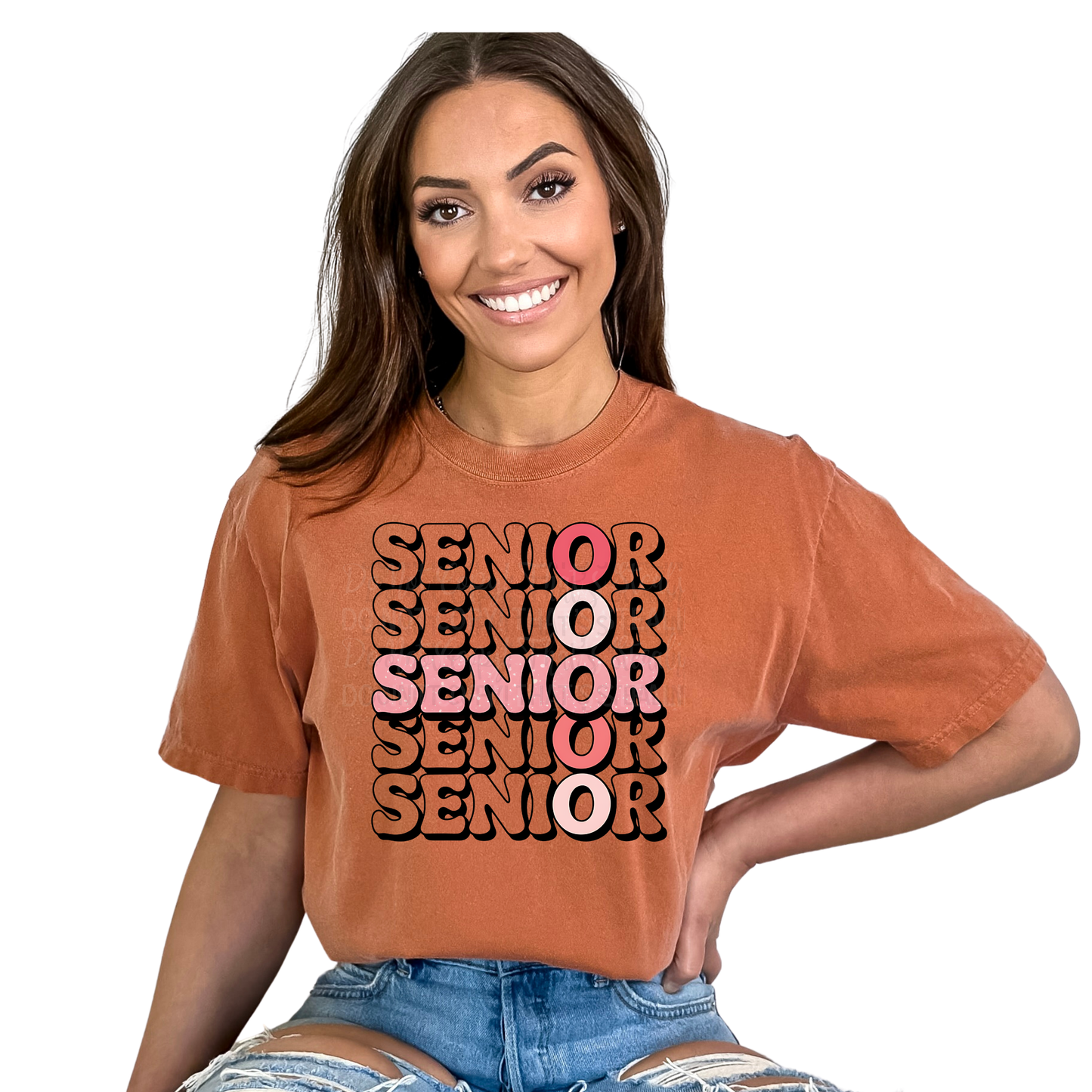 Stacked Senior Graduation DTF Transfer Film CF025