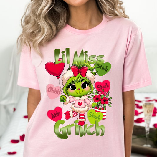 Lil Miss Green girl - DTF Transfer Film