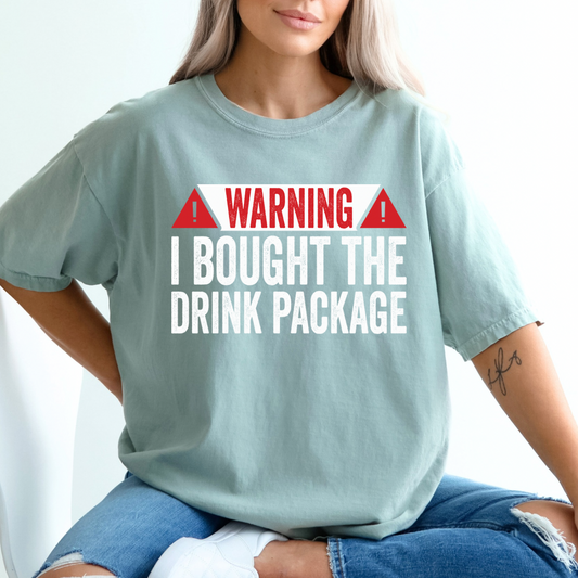 Warning - I bought the drink package Cruise DTF Transfer Film