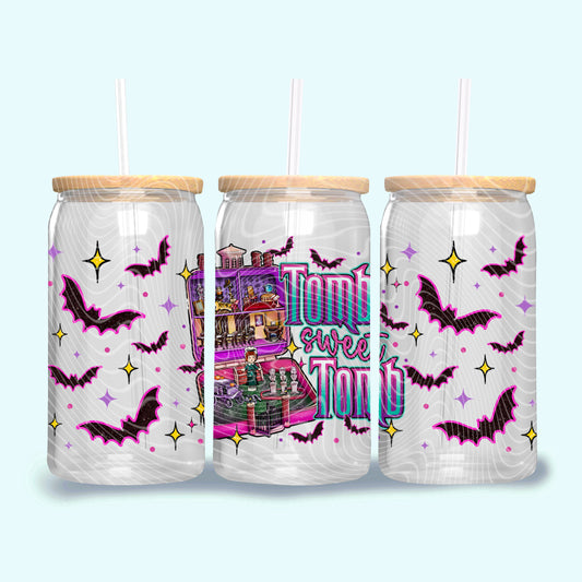 Tomb sweet Tomb - 16oz Glass UV DTF Transfer Film