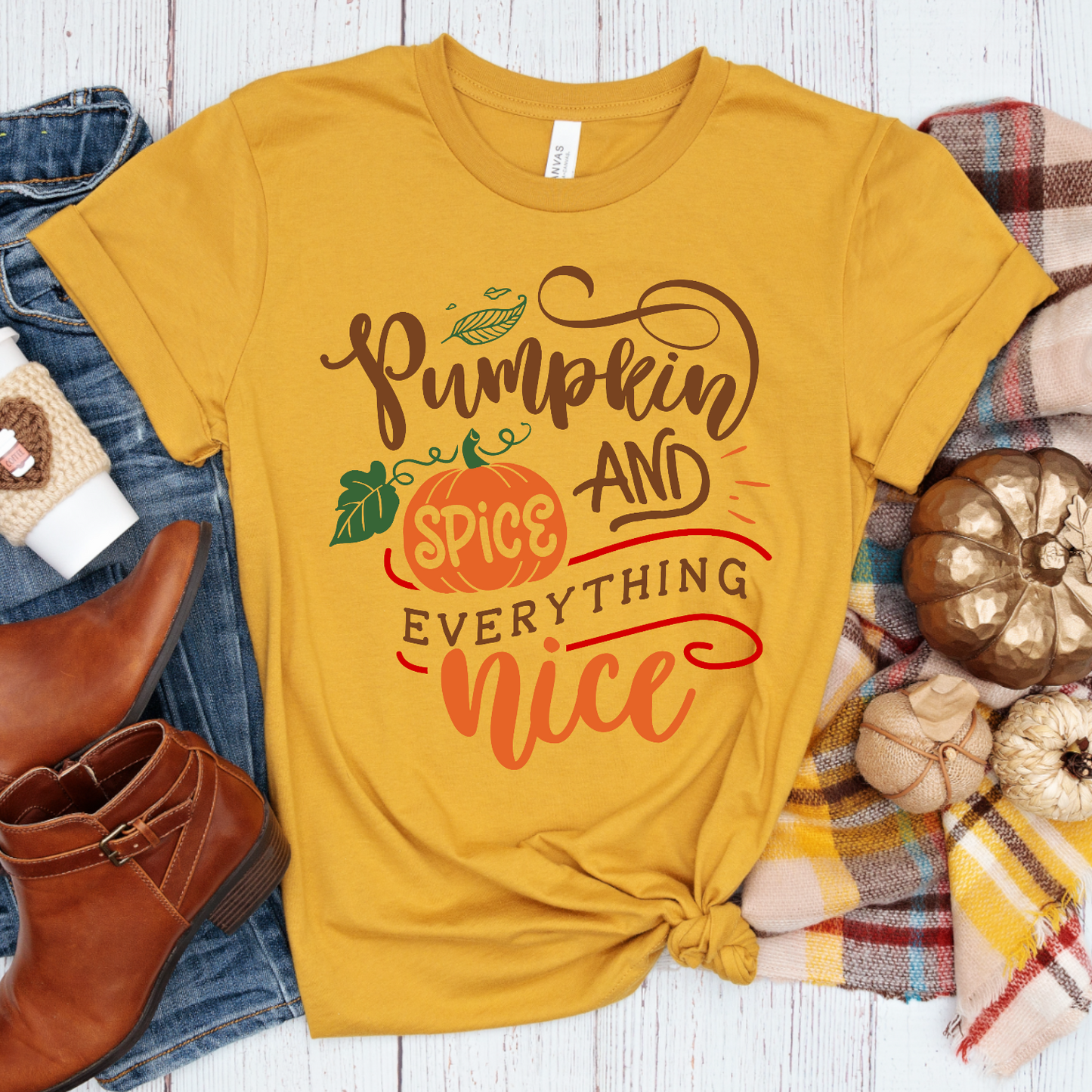 Pumpkin Spice and Everything Nice DTF Transfer Film 9170