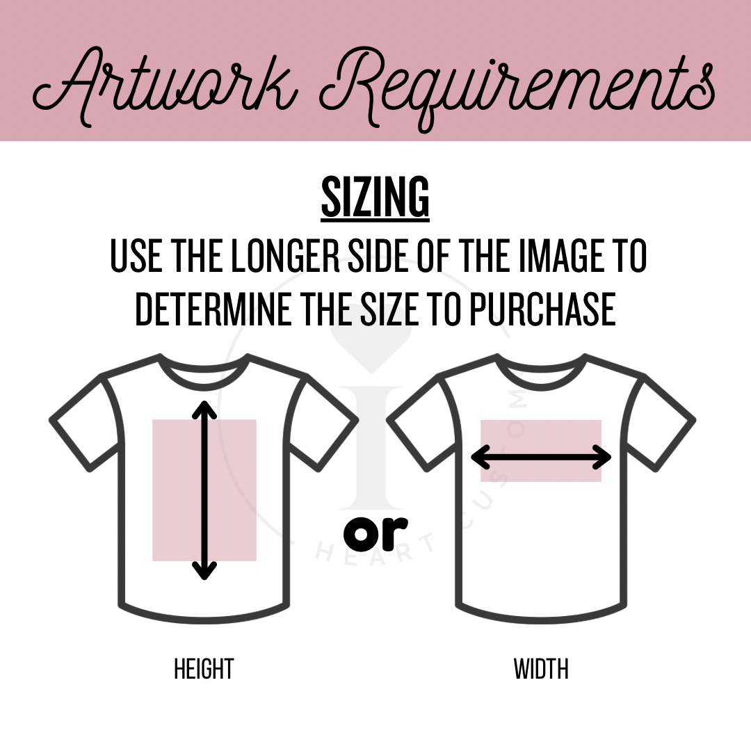 Custom UV DTF Transfer - Upload READY TO PRINT File