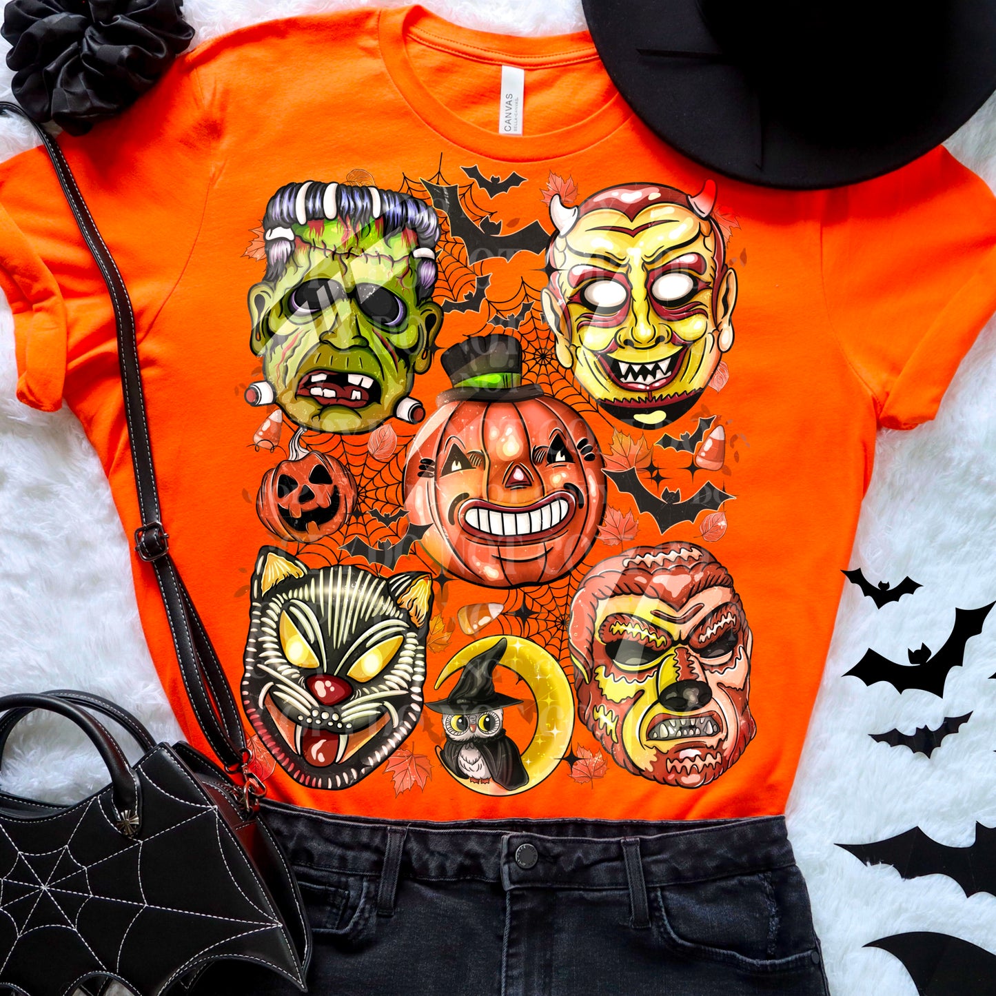 Matching DTF Series - Set Series - Spooky Halloween Masks