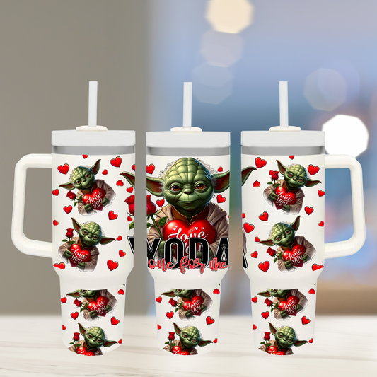 You Da one - TOP & BOTTOM SET - 40 oz Tumbler UV DTF Transfer Film