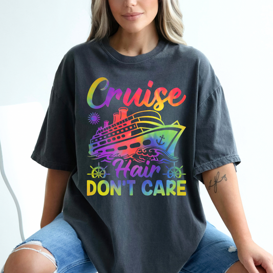 Rainbow Cruise Hair Don’t Care DTF Transfer Film